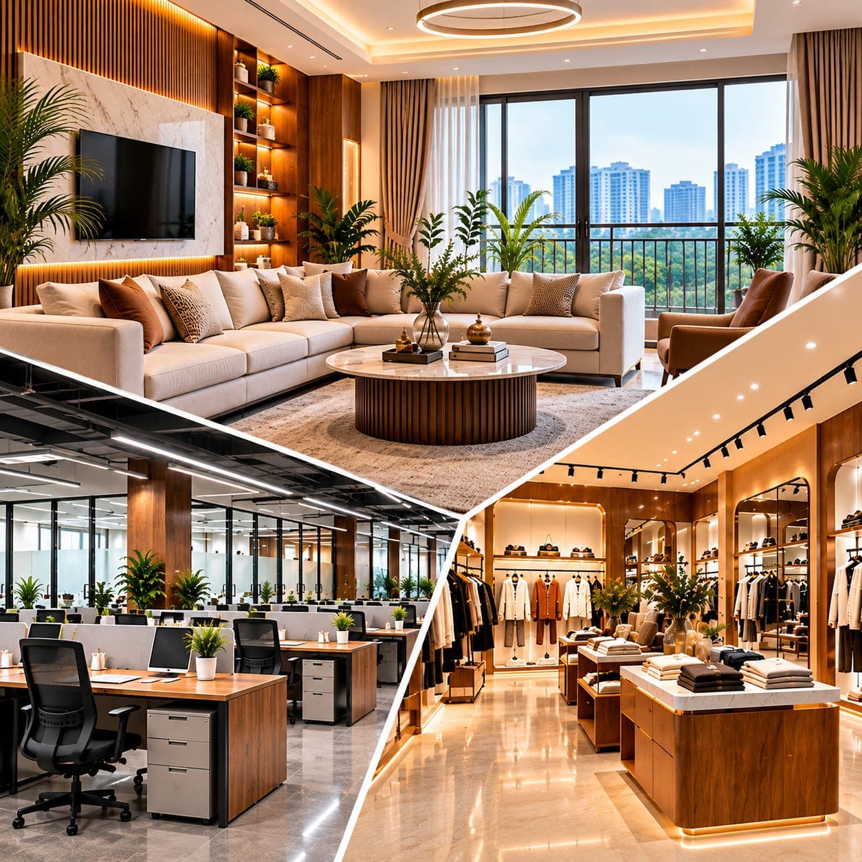 Residential, Commercial & Retail Interiors | Novatrix Shopfits